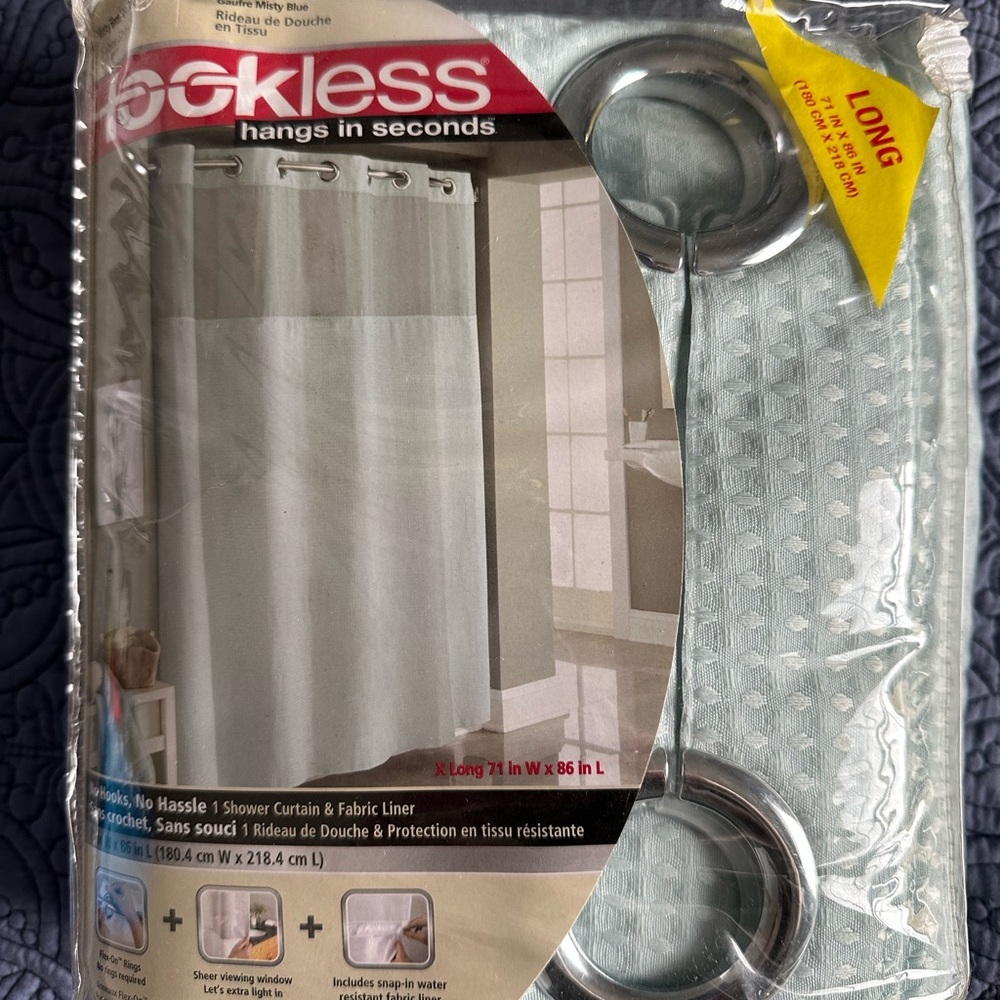 Bed Bath & Beyond Misty Blue Shower Curtain